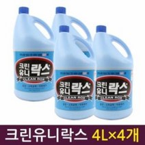 크린유니향락스 12L 살균 소독 악취제거/흰옷 표백/얼룩 제거 지피, 크린유니향락스 1L×12개