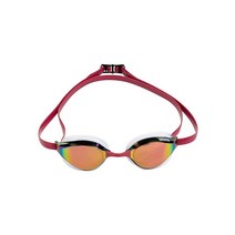 Arena 아레나 남녀 공용 파이톤 레이싱 수경 미러 렌즈 코퍼/골드, Mirror Lens, Copper/White/Red Wine