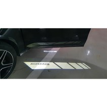 벤츠 Benz AMG로고 웰컴라이트 도어 백미러 사이드 W213 E클래스 C S, 메르세데스벤츠