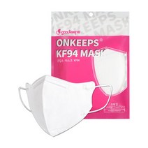KF94마스크 온킵스마스크 새부리형 화이트 5매x10 대형, 단품, 색상:화이트(5매x10)