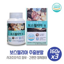 시니어 노인 페놀 보스웰리아 사과초모식초와 함께 160알 x 3박스 바질씨앗 식약처인증 HACCP 49% 함유 아미노산 보스웰릭산 장모님 장인어른 선물, 본문참고, 시니어 노인 페놀 보스웰리아 사과초모식초와 함께 160, 본문참고