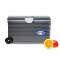 [유니크앤몰] 코스모스 바퀴달린 770D 아이스박스70리터 (그레이) 쿨러, 70L