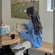 핫핑 모어데일리 루즈핏 긴팔티셔츠