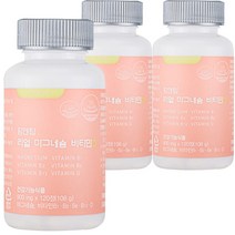 [수다하우스] 눈떨림 리얼 마그네슘 정 비타민D 120, 리얼마그네슘(120캡슐)x3(12개월)