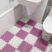 YP 컬러풀 퍼즐매트 30x30퍼즐매트 발매트 욕실매트 현관매트 다용도실매트, 민트