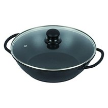 PEARL METAL 유리 뚜껑 플루오린 가공 IH 호환 멀티 드인너 HB-5990이있는 탁상 팬 28cm, 상품명참조, 상품명참조