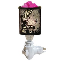 무드 캔들 워머 양키 라이터Socket Plug-In Wax Heater For Scented Candle Burner Flower Fairy Iron Melt, 01 green