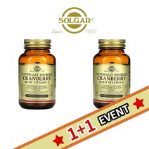 솔가 1+1 크랜베리 위드 비타민 C 씨 60베지캡슐 아스코르브산, 1개, 기본