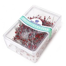 쏘잉스타 NEW CROWN 대용량 시침핀 실크핀 칼라핀 진주핀 진주시침핀 (large case), 볼홍핀