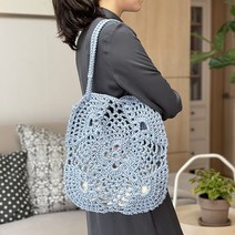 레스트하비 부케숄더백 뜨개가방키트 코바늘가방, 9에메랄드