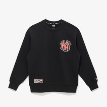 뉴에라 뉴에라 기모 MLB 쿠퍼스타운 빅 부클레 뉴욕 양키스 맨투맨 블랙_K 13338692