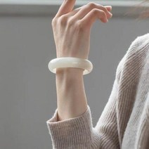 커플팔찌 남자여자 써지컬 신장허전옥백옥팔찌여성편조옥석진품천연청옥양지옥귀비옥팔찌