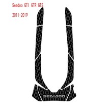 맞춤형 제트 스키 데크 매트 티크 시트 Seadoo GTI GTR GTS EVA 트랙션 2011-, [01] Black and Gray