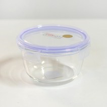 오븐락 글라스찬통 원형2-1호 840ml 내열유리 반찬통, 사이즈:원형2-1호 840ml