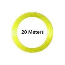 LeoPlas-1.75mm 20 m PVA 필라멘트 샘플 3D 프린터 소모품 인쇄 용품 수용성 지지 재료, [01] Clear Yellow 20m 60g