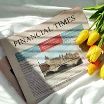 몰드몰 영문 신문 카페 빈티지 촬영 소품 영어신문 엔틱 ( 2types ), 디자인 A ( FINANCIAL TIMES )