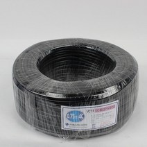 [바보사랑] 연선전선 VCTF 1sq 4c 1롤100M 흑색, 상세 설명 참조