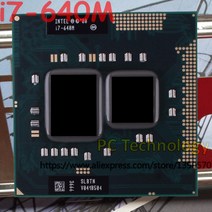 인텔 코어 I7 SLBTN 듀얼 코어 CPU 프로세서 640m 2.8GHz L3 = 4M HM55 I7-640m 작동 1 일 이내, 한개옵션0