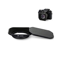 카메라렌즈 후드 JJC 베요넷 후지필름용 후드쉐이드 FUJINON XF 35mm F2 RWR 23mm XC 렌즈 교체 캡 후지필름 LH-XF35-2, Black JJC