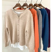 반해써 5color 여리여리 포근니트 울 가디건 T_YW716