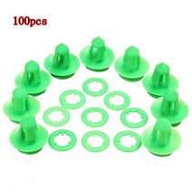 자동차 클립 도어 카드 트림 패널 후면 테일 게이트 인테리어 그린 자동 패스너 액세서리 메르세데스/벤츠 비토 비아노 W639 용 100 개, [04] 100pcs