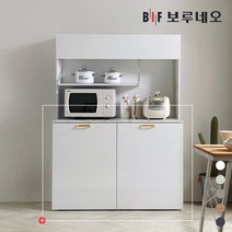 보루네오 텔라1200 하부수납장 주방 부엌 선반장 서랍장 가구 주방장 부엌장 인테리어, 화이트
