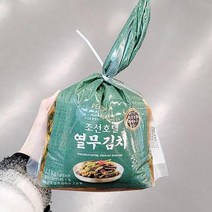 피코크 조선호텔특제육수 열무김치 1.5kg x 1개, 상세페이지 참조2, 종이박스포장