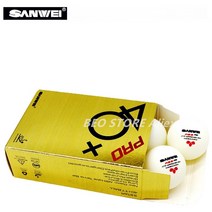 테니스머신 연습기 네트 볼 멀티스윙기 SANWEI 탁구공 3 스타 ABS 40 + 프로 봉합 신소재 플라스틱 폴리 IT, 02 12 balls