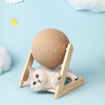 고양이구름다리 소형캣타워 원목캣타워 최신 고양이 장난감 대화형 스크래처 보드 사이잘 로프 공 발 애완, 03 L type_01 Small(12cm)