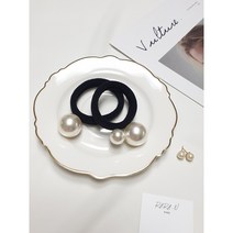 진주헤어끈 진주폴리슈슈 진주머리끈 진주포인트헤어끈 진주헤어끈세트