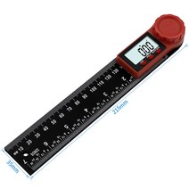 비파괴당도측정기 과일당도측정기 당도 휴대용당도 0-200mm 83939 디지털 미터 각도 경사계 각도 디지털 눈금자 전자 각도계 각도기 각도 감지기 측정 도구, 한개옵션0