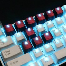 커세어 K70 K63 키캡 K60 K65 K68 K95 기계식 키보드 롤 FPS 체리축 체리 적축 청축 갈축 저소음, 커세어 K70키캡 - 레드