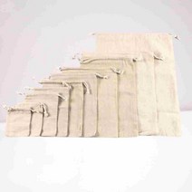광목주머니 10종 면보 린넨 양파망 무지 제로웨이스트 파우치 더스트백, 20x30cm