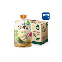 [매일유업] 맘마밀 안심이유식 9개월 100g 10팩 4종 중 택1, 미역소고기 10팩