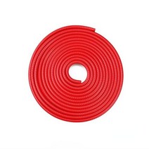 자동차 도어 씰 방음 풍절음 흠음 방지 충돌 스트립 스크래치 U 자형 보호 장식 테두리 씰링, red+3m