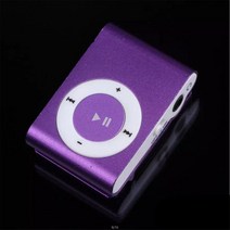 제이즈 패션 미니 USB MP3 클립 음악 미디어 플레이어 휴대용 mp3 재생 지원 마이크로 SD TF 카드 Muti 색상, [01] 기타 (ae˚) frequ, [05] -Purple
