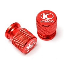 KYMCO AK550 XCITING 250 300 350 400 500 DownTown 125 오토바이 액세서리 휠 타이어 밸브 캡 밀폐 커버, 05 Red