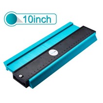 목공 불규칙한 윤곽 미터 곡선 눈금자 플라스틱 악기 프로필 비율 템플릿 곡률 타일 라미네이트 범용 손 도구, 녹색 25cm