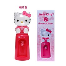 캐릭터 미니정수기 누름형 귀여운 캐릭터 탁상용 소형 물통정수기 2L, KT 캣피치 2000ml