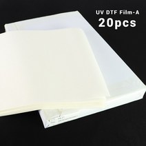 수전사 필름 카본 자동차 휠 10/20pcs A3 UV DTF AB 필름 30CM x 42CM 시트 접착 라미네이팅 롤 프린터 헬, 02 20pcs A Film