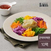 1am 슬림누들 미역곤약면 200g X 10개, 단품