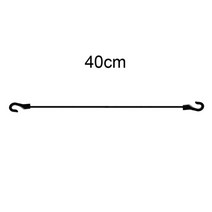 캠핑 웨건 번지 코드 후크 라텍스 강한 탄성 수하물 로프 uv 저항 랙 화물 핸드 카트, 40cm