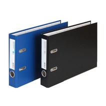 문화 A4 2공 레버아치바인더 (가로형) 폭5cm 홀간격8cm B843-7 파일 서류철, 군청