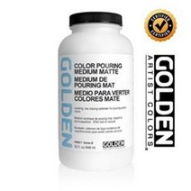 골덴 푸어링 매트 미디움 아크릴물감 보조제 낱개, 236ml(GGD3502)