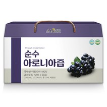 황지네이처 국내산 NFC착즙 아로니아즙 과채주스 80ml 30개