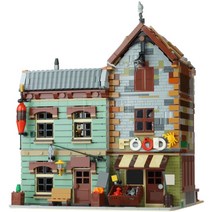 호환블럭 아이디어 MOC-40048 21310 Bait Shop And Grocery 어부의 오두막 호환 신제품 창작