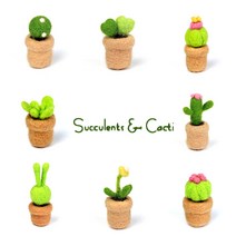 DIY 양모펠트니들펠트 선인장 패키지, 다육이 06, 1개
