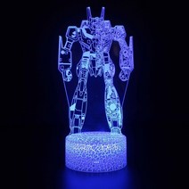 드림캐쳐 침실 무드등 드림캐쳐무드등 led 무드등 디즈니 트랜스포머 autobot 옵티머스 프라임 3d night light led716 color touch remote 책상, 상자 포함, 크랙베이스 16colorrc