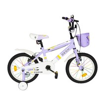옐로우콘 어린이자전거 데크 16 18형 네발 유아 보조바퀴자전거, 데크(16인치 퍼플)