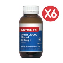 [뉴트라라이프] 초록입홍합 850mg 90정X6